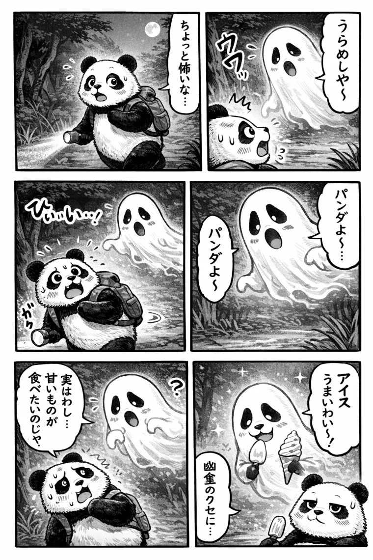The same manga page in the original Japanese